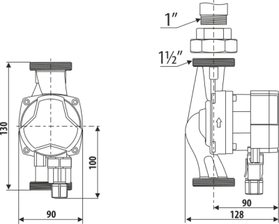 Насос циркуляционный PRIME-A1-256-130 Насос циркуляционный PRIME-A1-256-130