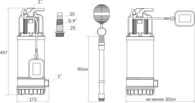 Насос погружной FREEDIVER ASP3-22 Насос погружной FREEDIVER ASP3-22